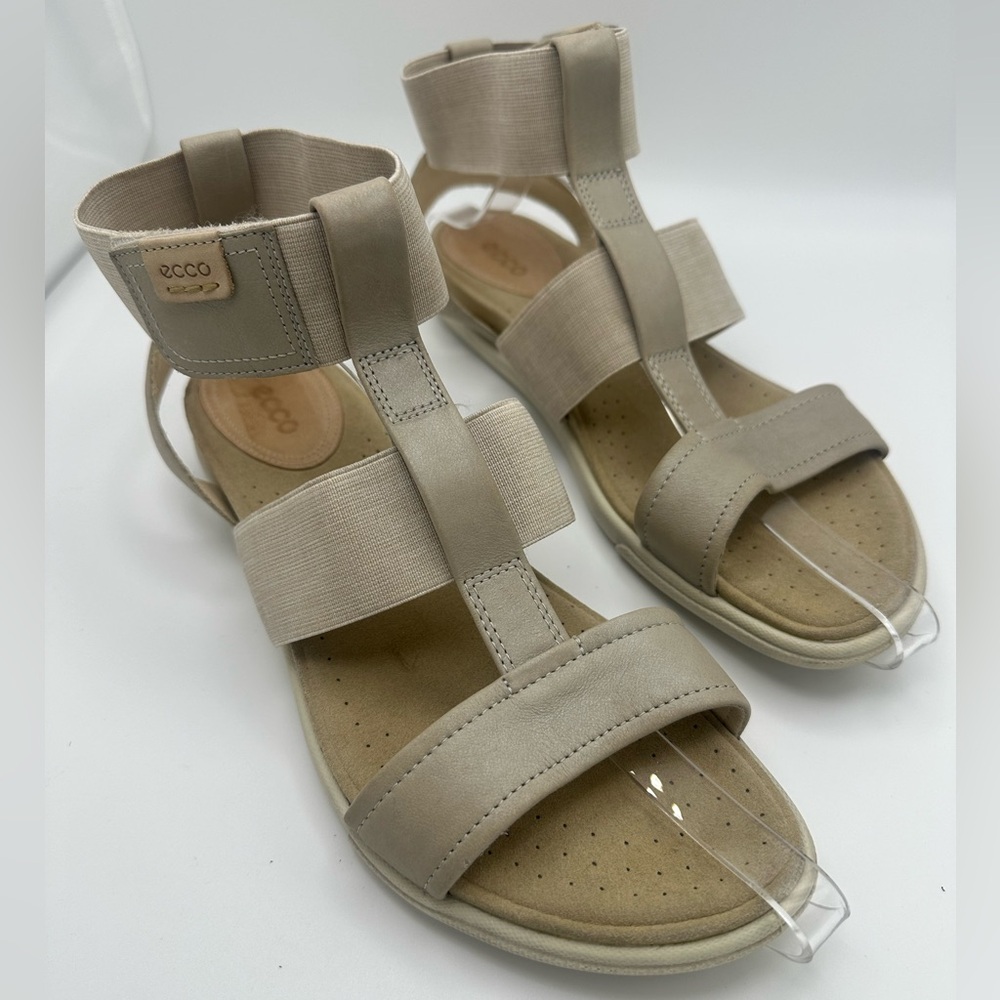 ECCO Women’s Damara Ankle Strap Sandals Size EU 41 / US 10 Tan / Neutrals - Picture 2 of 9